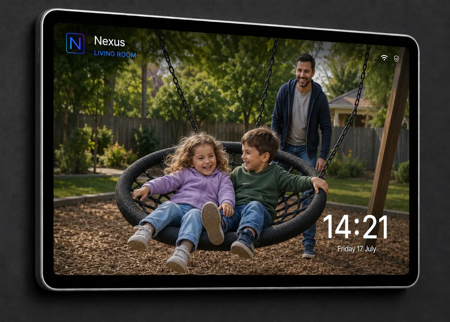 Nexus Ambient screensaver interface